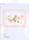 Thea Gouverneur - Borduurpakket met telpatroon - 437 - Voorgesorteerde DMC Garens - Oost-Indische Kers Vlinder - Linnen - 29 cm x 18 cm - DIY Kit