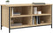 vidaXL - Tv-meubel - 100x40x50 - cm - bewerkt - hout - sonoma - eikenkleurig