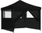 vidaXL - Partytent - inklapbaar - pop-up - met - 4 - zijwanden - zwart