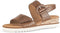 Gabor 752 - Sandalen met Sleehak - Leer - Camel - Maat 40