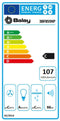 Conventionele Afzuigkap Balay 3BF859XP 86 cm 790 m3/h 66 dB 277W Roestvrij staal