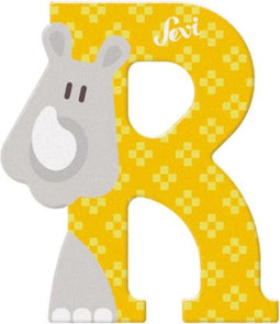 Sevi Dierenletter R 8 Cm Geel