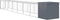 vidaXL - Kippenhok - met - ren - 110x813x110 - cm - gegalvaniseerd - staal - antraciet