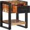 vidaXL - Nachtkastje - 35x34x45 - cm - massief - gerecycled - hout - meerkleurig