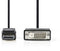 Nedis CCGP37200BK30 - DisplayPort naar DVI-D kabel - 300cm - Zwart