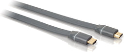 Philips SWV4452S - Platte HDMI kabel - 1.5 meter - Grijs