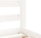 vidaXL - Kinderbedframe - met - lades - 80x160 - cm - massief - grenenhout - wit