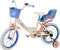 Disney Stitch Kinderfiets - Meisjes - 16 inch - Creme Koraal Blauw - Twee handremmen