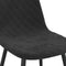 vidaXL - Eetkamerstoelen - 2 - st - fluweel - zwart