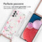 imoshion Hoesje Geschikt voor Samsung Galaxy A13 (4G) Hoesje Met Koord - imoshion Design Hoesje met Koord - Roze / Blossom Watercolor