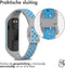 iMoshion Bandje Geschikt voor Samsung Galaxy Fit 2 / Blauw - iMoshion Siliconen sport band met inkliksysteem gesp - Grijs