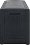 vidaXL - Tuinbox - 119x48x60 - cm - polypropeen - antracietkleurig