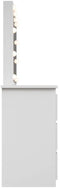 Juskys Talea - Kaptafel - Incl. Spiegel en LED - Wit