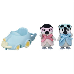 Sylvanian Families 5695 Pinguïn baby's speelset - 2 fluweelzachte baby speelfiguren-
