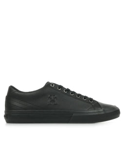 Tommy Hilfiger Th Hi Vulc Street Low Lth Mono - Sneakers - Maat 45 - Zwart