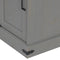 vidaXL - Dressoir - HALDEN - met - schuifdeur - 80x40x80 - cm - massief - hout - grijs