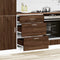 vidaXL - Keuken - onderkast - bewerkt - hout - bruin - eikenkleur