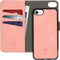 imoshion Hoesje Geschikt voor iPhone SE (2022) / SE (2020) / 8 / 7 / 6s / 6 Hoesje Met Pasjeshouder - imoshion Uitneembare 2-in-1 Luxe Bookcase - Roze