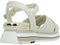 Liu Jo Dames Sandalen - Plateau sandalen met Monogramlogo - Butter - Maat 38