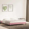vidaXL - Bedframe - zonder - matras - 200x220 - cm - fluweel - roze
