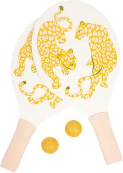 Sunnylife - Outdoor Games - Beachtennis Set - 2 rackets 2 ballen net - Roze