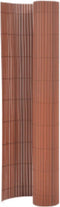 vidaXL - Tuinafscheiding - dubbelzijdig - 110x500 - cm - bruin