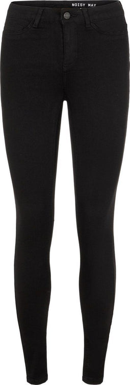 NOISY MAY NMCALLIE HW SKINNY JEANS - W27 X L32 - Zwart