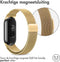 iMoshion Bandje Geschikt voor Xiaomi Smart Band 8 - iMoshion Milanees magnetische band - goud