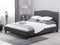 MONTPELLIER - Bed LED - Grijs/Meerkleurig - 180 x 200 cm - Polyester