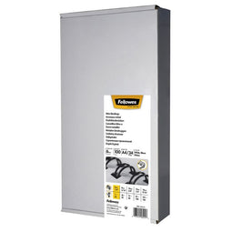Fellowes bindruggen metaal 6 mm wit, 100 stuks