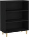 vidaXL - Dressoir - 69,5x32,5x90 - cm - bewerkt - hout - zwart