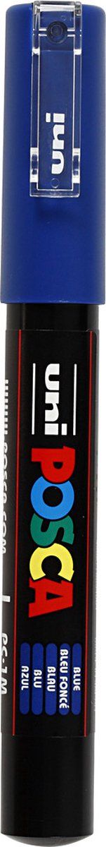 Verfstift posca pc1mc ef donkerblauw