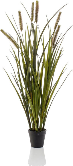 Emerald - Kunstplant Kattenstaart Gras kort 85cm - Kunstplanten voor binnen