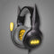FR-TEC Batman™ Gaming Headset - 50mm speaker - Ruisonderdrukking - Geel Zwart