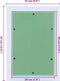 vidaXL - Toegangs - Paneel - met - Aluminium - Frame - en - Stucplaat - 200x300 - mm