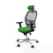 Piqueras y Crespo 2D086G2 - Bureaustoel - Verstelbare hoofdsteun - Groen