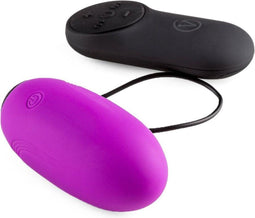Virgite - Oplaadbaar Vibrerend Eitje - Met Remote Control - G5 - paars