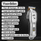 Sansbeauté Barber Edition PRO - Professionele Draadloze Tondeuse - 10 opzetkammen - Waterproof - Zilver