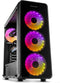 Nox Hummer TGM - ATX Semi-toren - 4x Ventilator - LED RGB - Zwart