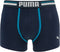 Puma athletic blocking boxer 2p - Sportonderbroek - Heren - blue - XL
