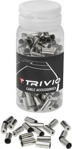 TRIVIO - Ferrule Ø5MM Messing CNC - 200 stuks