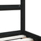 vidaXL - Kinderbedframe - 80x200 - cm - massief - grenenhout - zwart