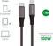 4smarts PremiumCord 100W USB-C naar USB-C Kabel 5A 3M Zwart