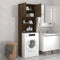 vidaXL - Wasmachinekast - 64x25,5x190 - cm - bruin - eikenkleur
