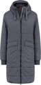 Life Line Howitt Fake Down Parka Dames Grijs Maat 4xl