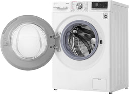 LG F4WV708S0E - Wasmachine - 8 kg - TurboWash™ 39 - AI DD™ - Stoom - Wit