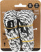 Redcliffs Scheerlijnen / touwen met gatspanners - 2x - zwart/wit - 4 mm x 10 meter - tent scheerlijn