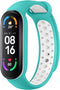 iMoshion Bandje Geschikt voor Xiaomi Mi Band 5 / 6 - iMoshion Siliconen sport band met inkliksysteem ronde drukknoop - Turquoise