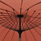 vidaXL - Parasol - met - aluminium - paal - 270 - cm - terracottakleurig