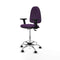 Piqueras y Crespo B2D05RF - Bureaustoel - Hoogteverstelbaar met armleuning - Paars